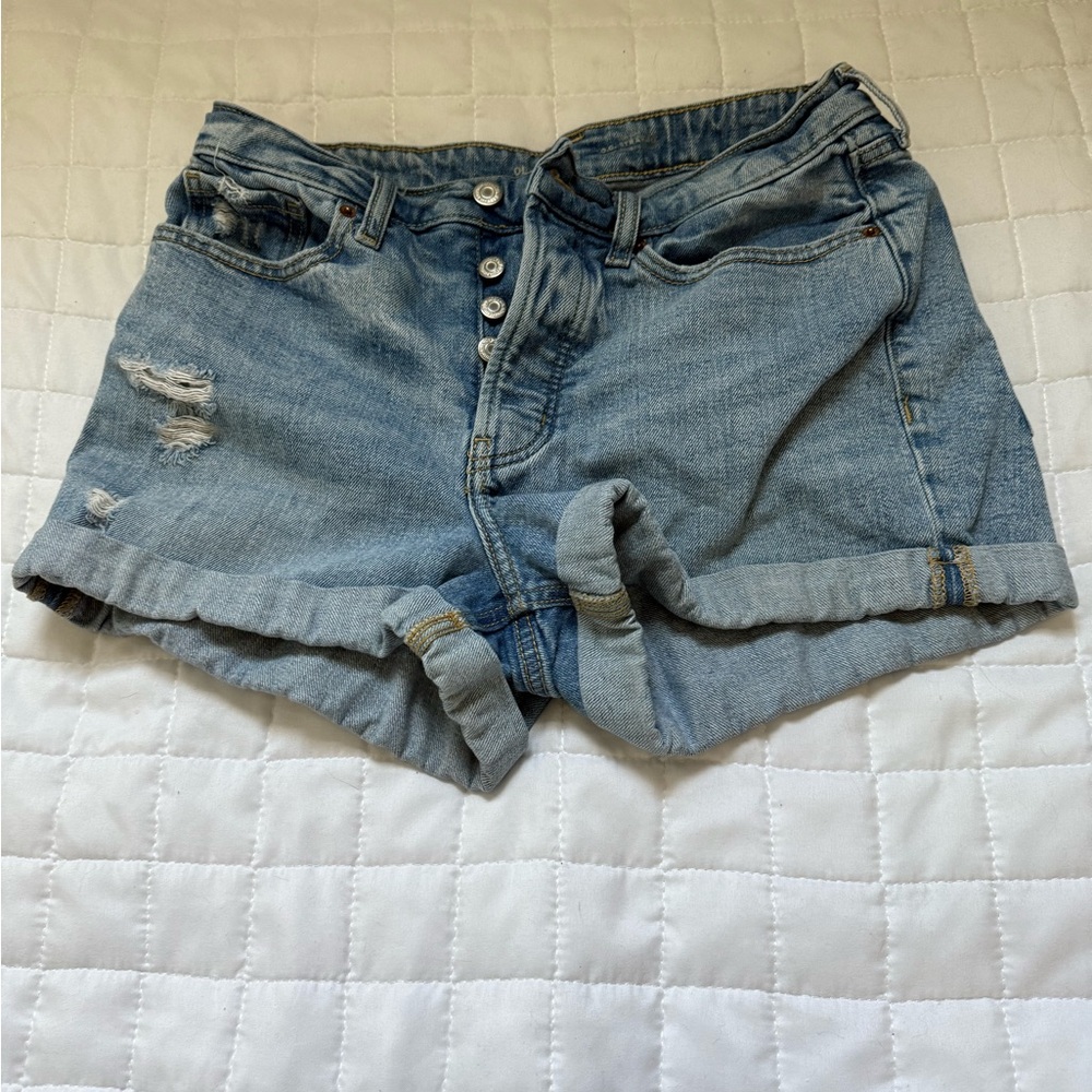 Old Navy Blue Jean Shorts Classic Cut-Off Style